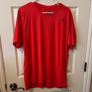 Reebok Men's Orange Athletic Shirt